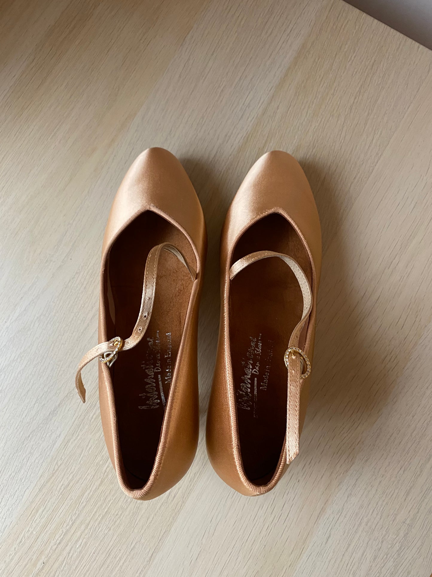ICS Vista SingleStrap - Peach Satin - Size 5 - Regular