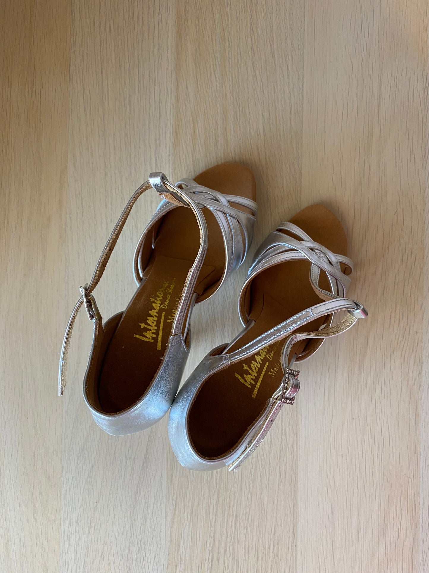 Mia T-Bar - Silver (Size 3.5)