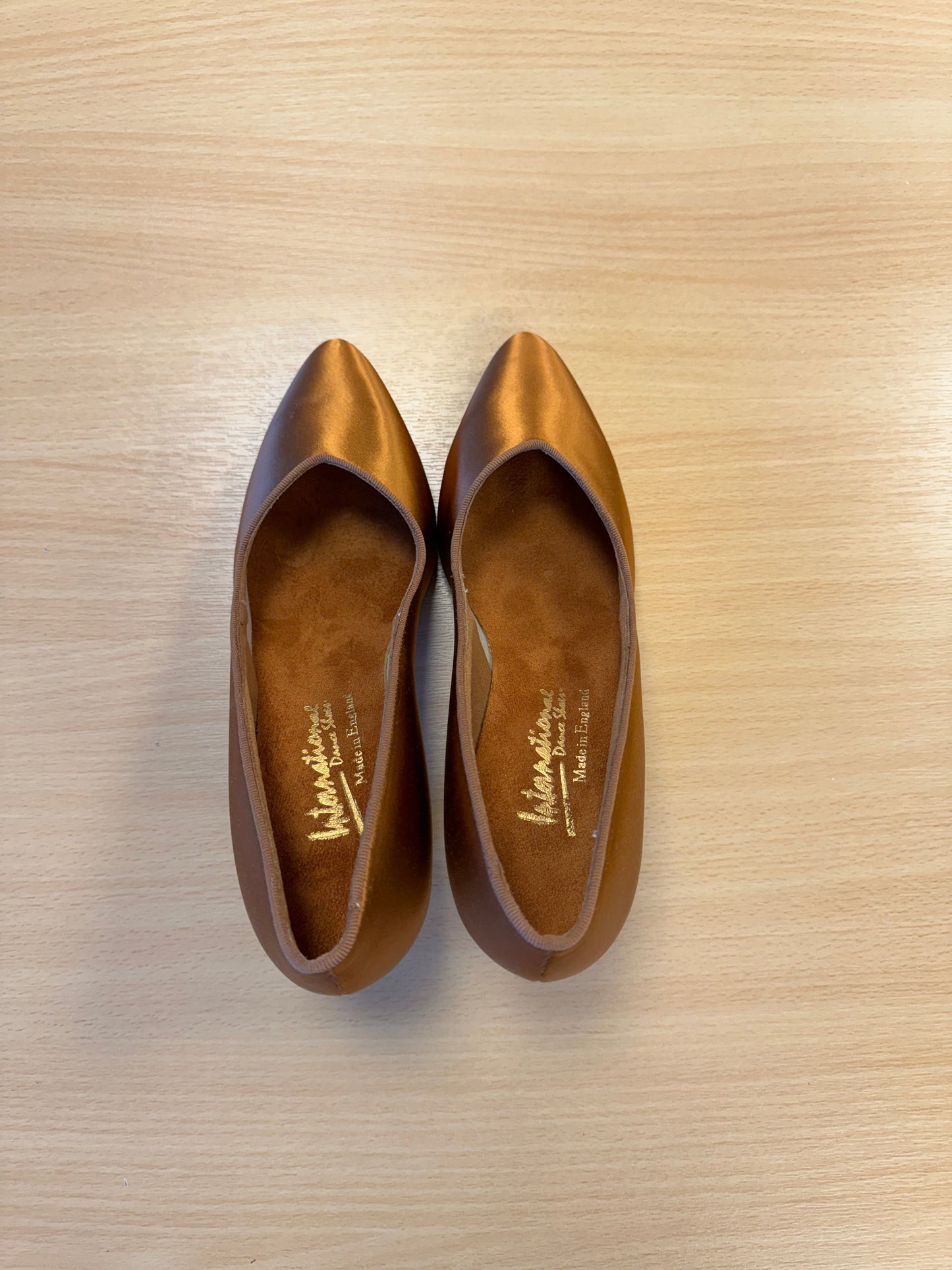 ICS Superstar - Tan Satin (Size 6)