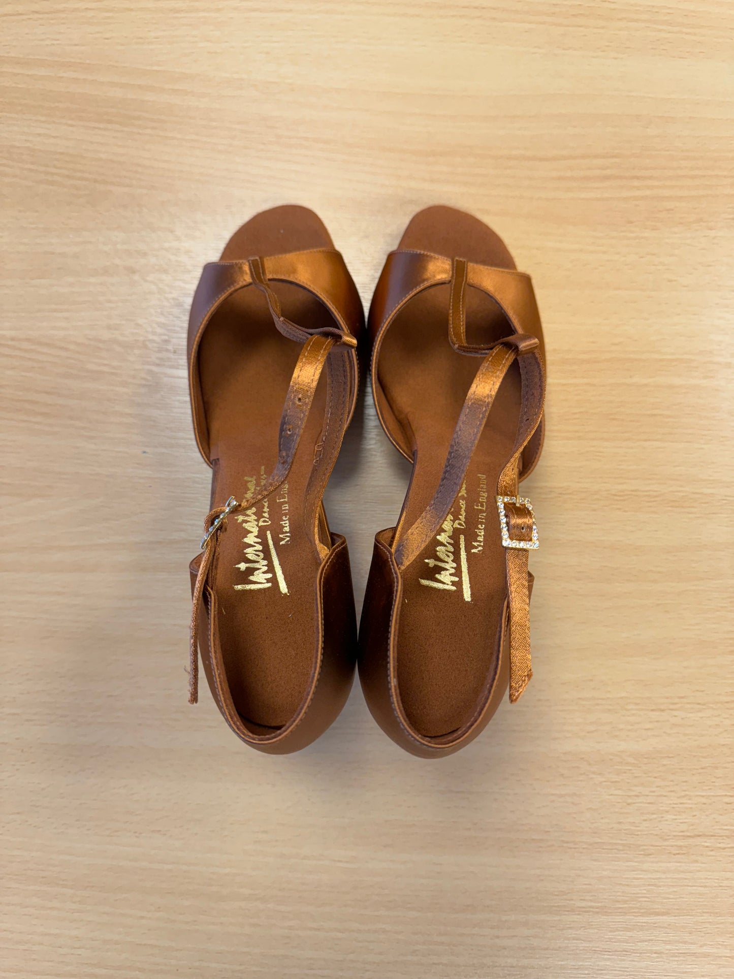 LTB - Tan Satin (Size 7)