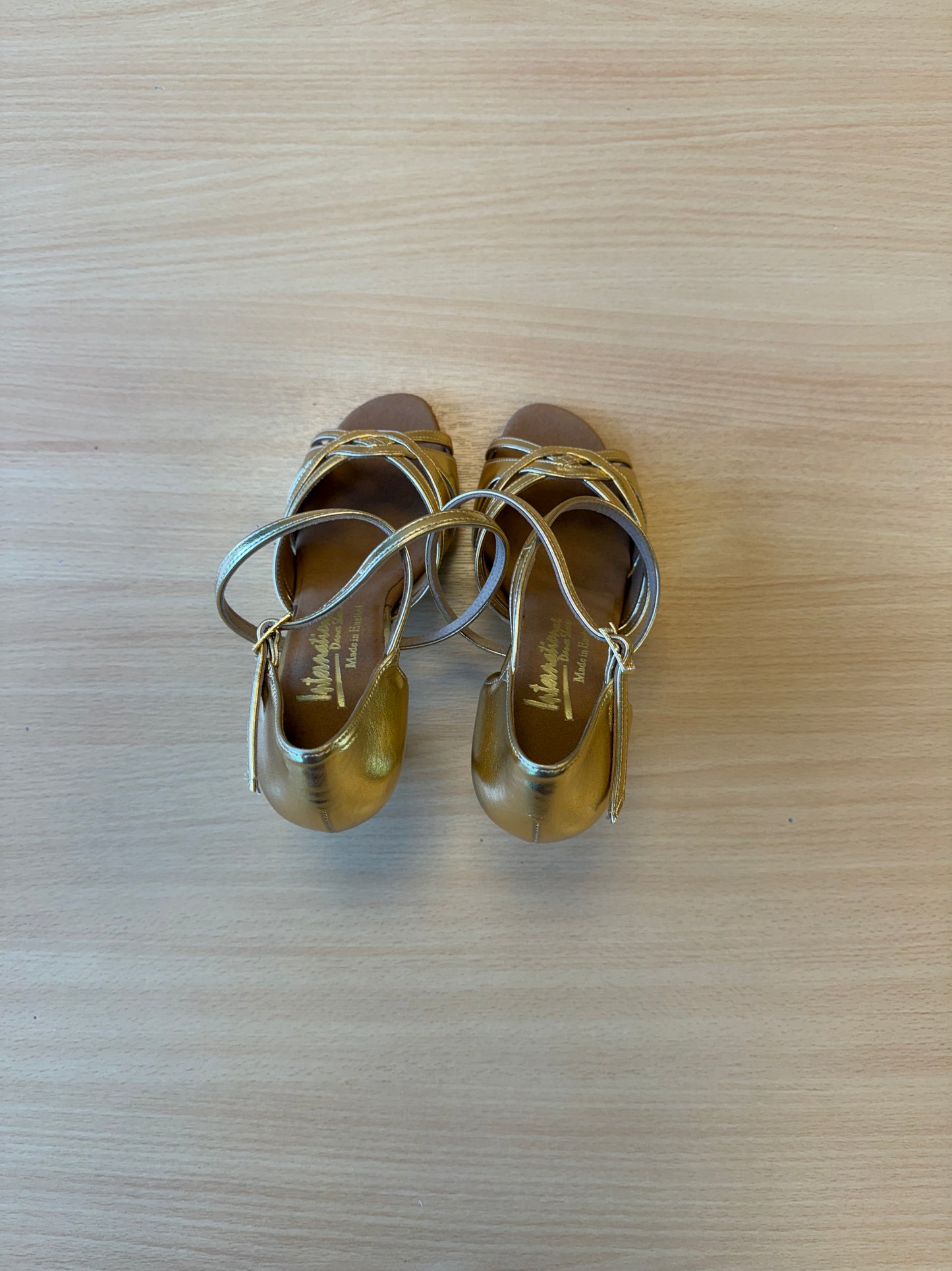 Mia - Gold NotCalf - Size 5.5 - Wide