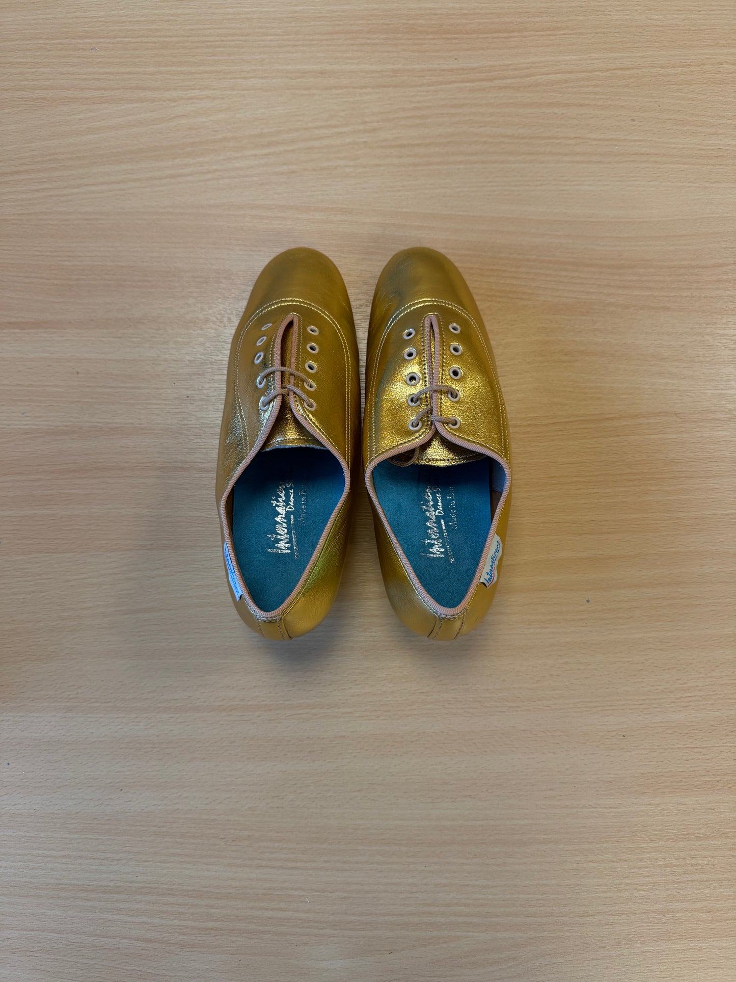 Heather Split-Sole - Gold NotCalf - Size 5 - Regular