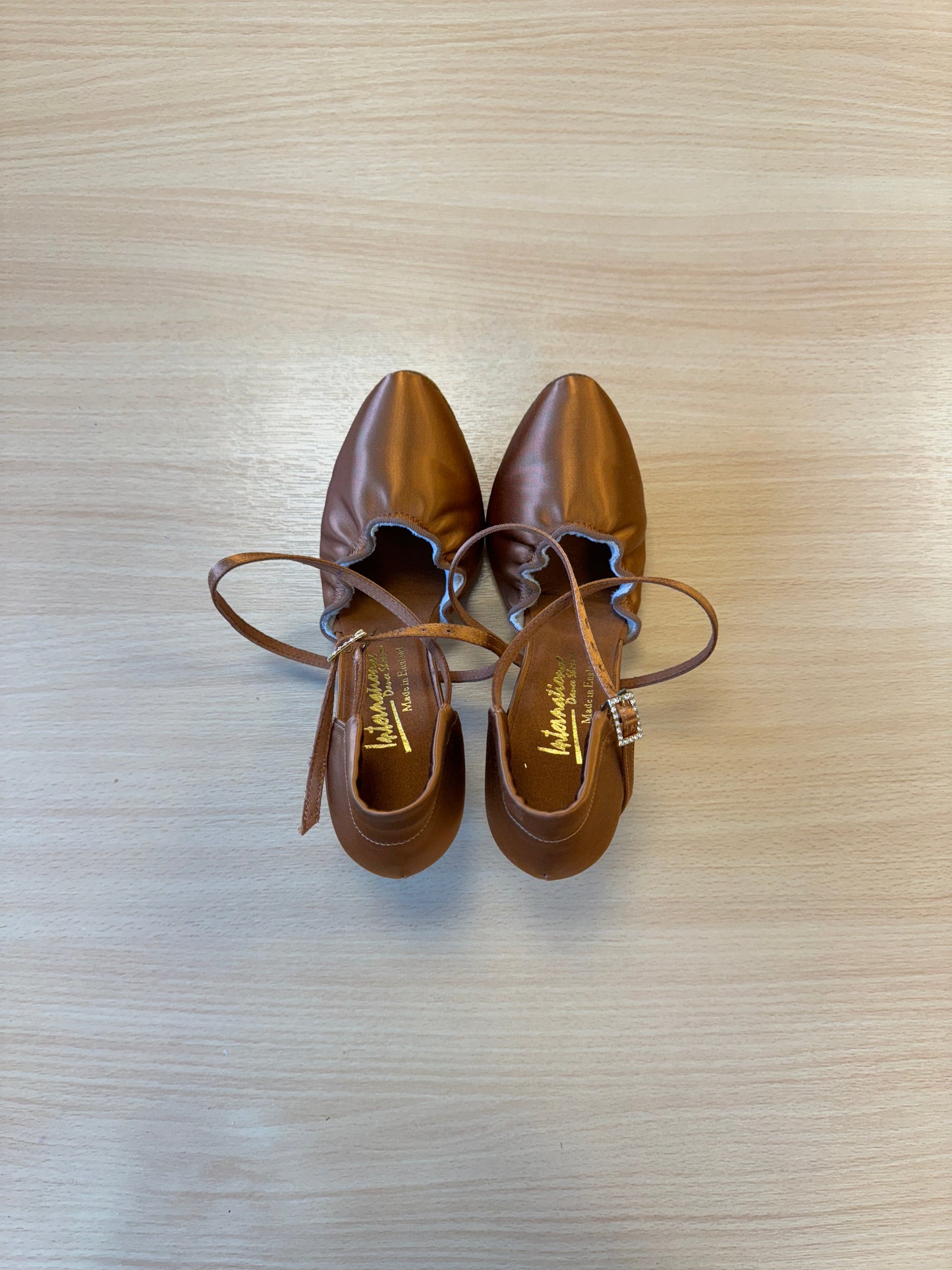 American Flex - Tan Satin (Size 6N)