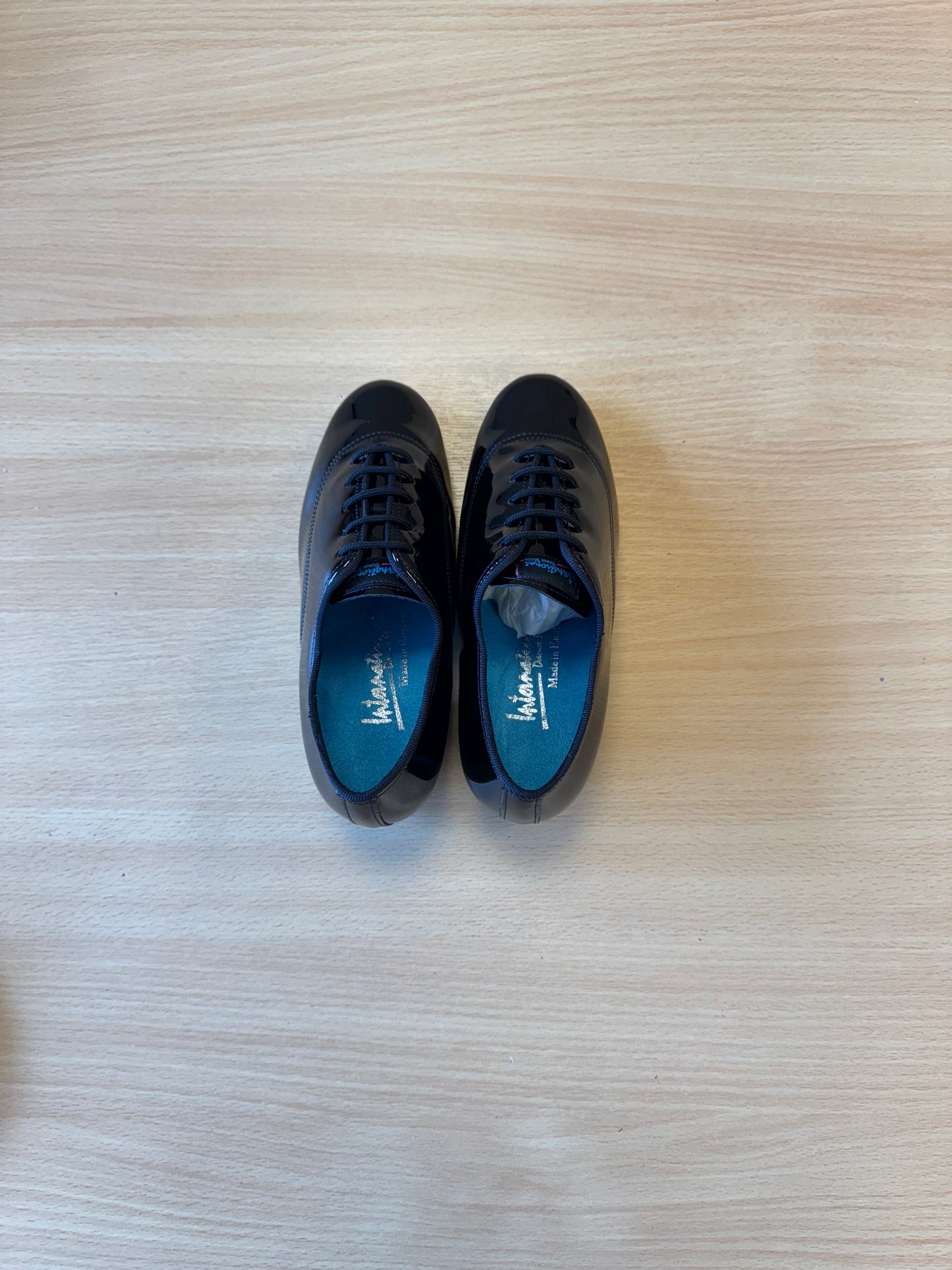 Boys Contra - Black Patent - Size 1.5 - Narrow