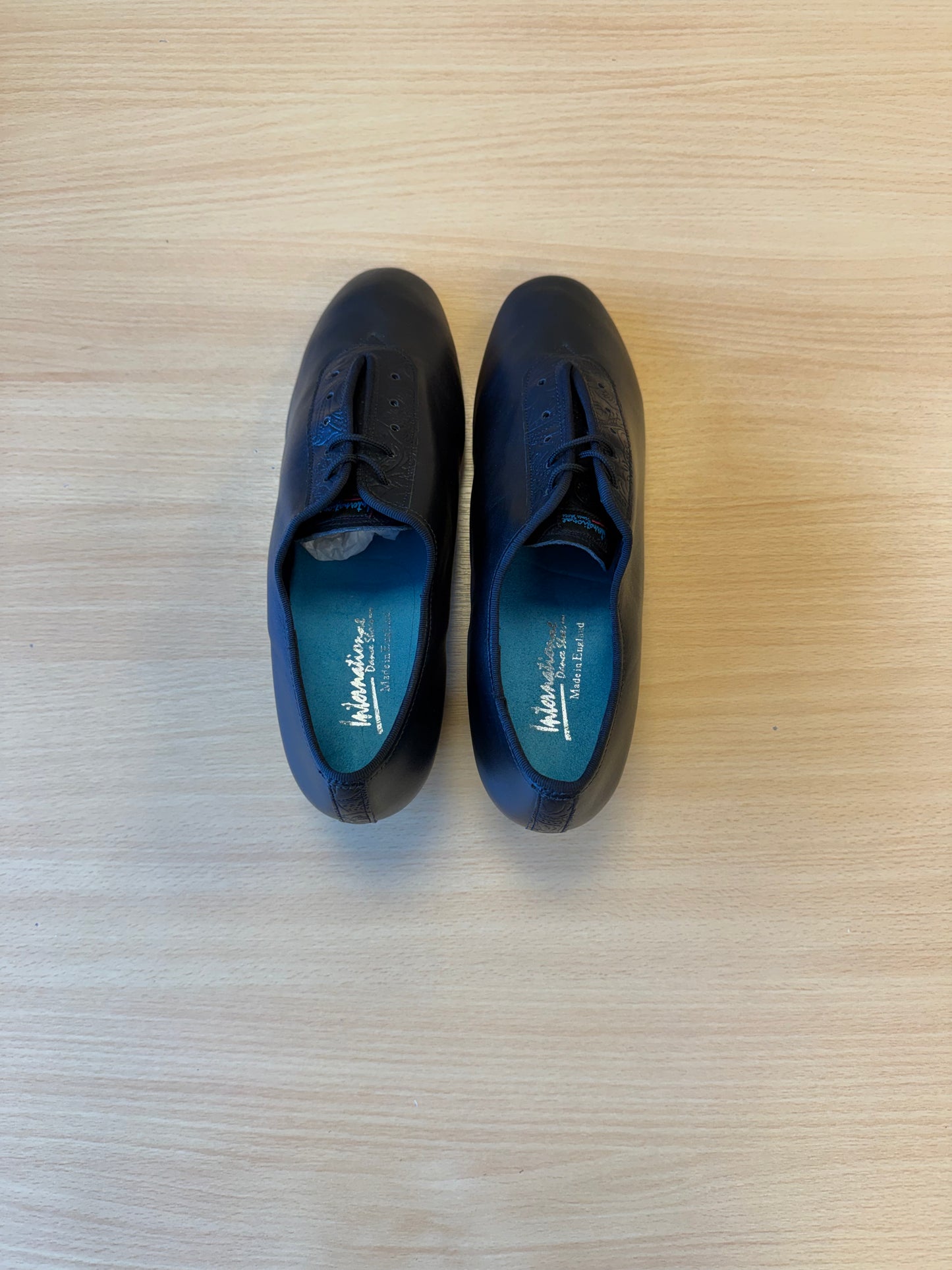 F33 - Black Calf/Black Fiori - Size 9 - Wide