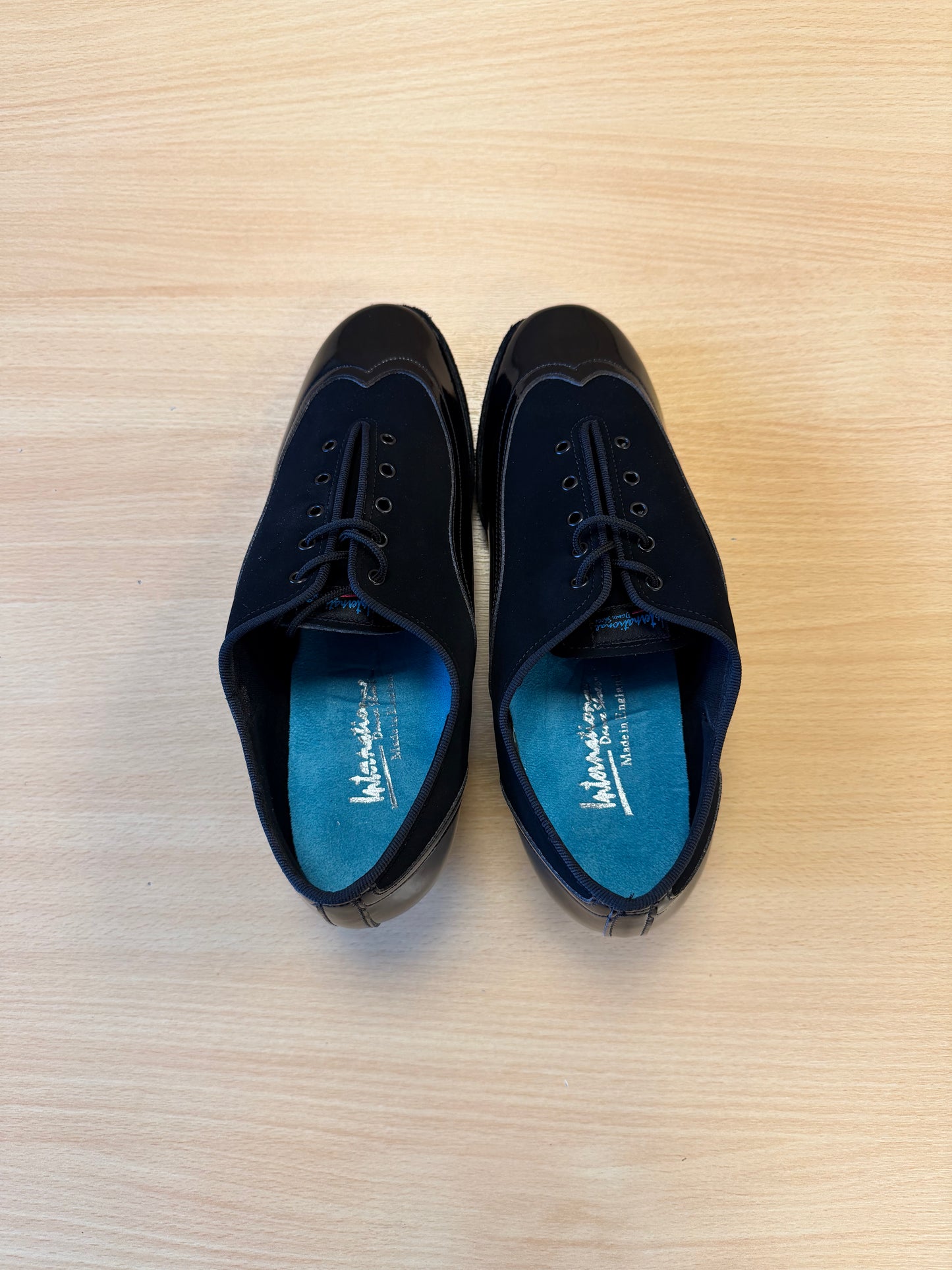 Jones - Black Nubuck/Black Patent - Size 8 - Regular