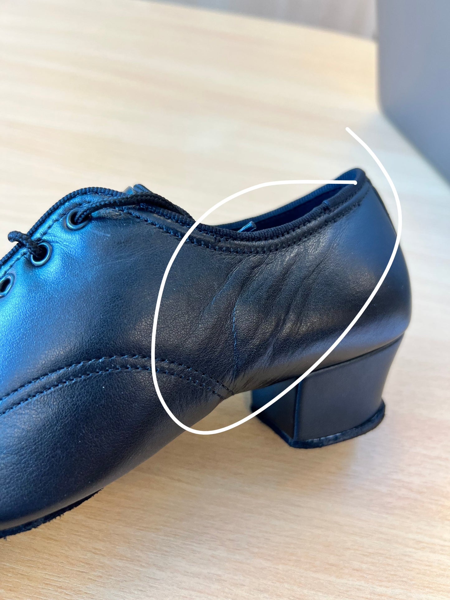 Boys Rumba - Black Calf (Size 2)