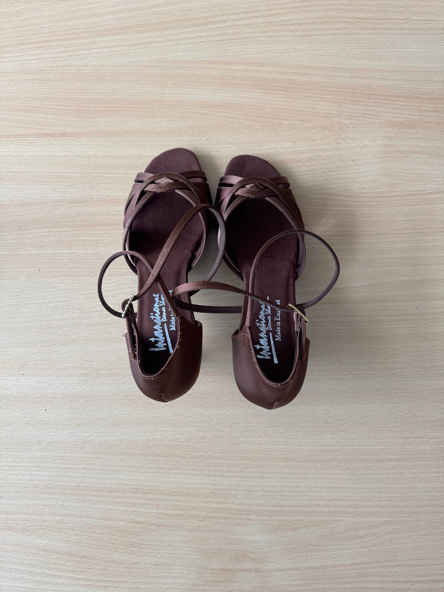Mia - Cocoa Satin - Size 6.5 - Regular
