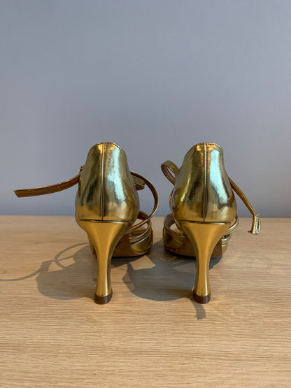Mia - Gold NotCalf - Size 4.5 - Narrow