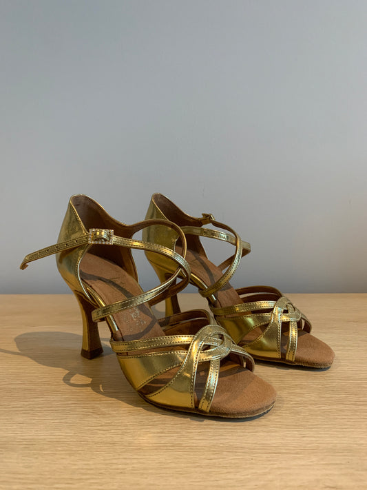 Mia - Gold NotCalf - Size 4.5 - Narrow