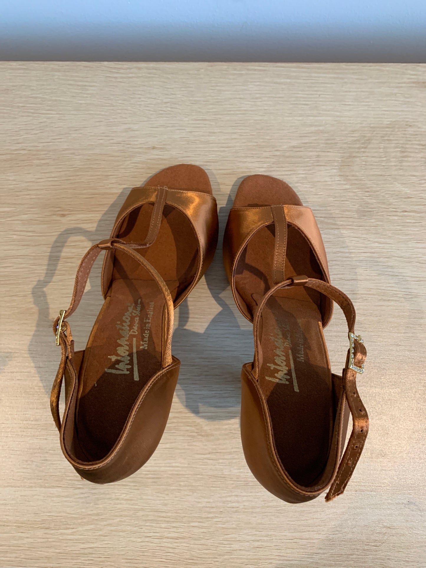 LTB - Tan Satin - Size 4.5 - Regular
