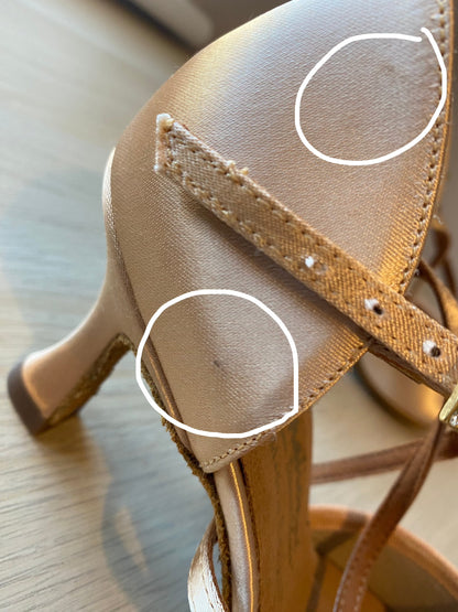 American Smooth - Peach Satin - Size 4