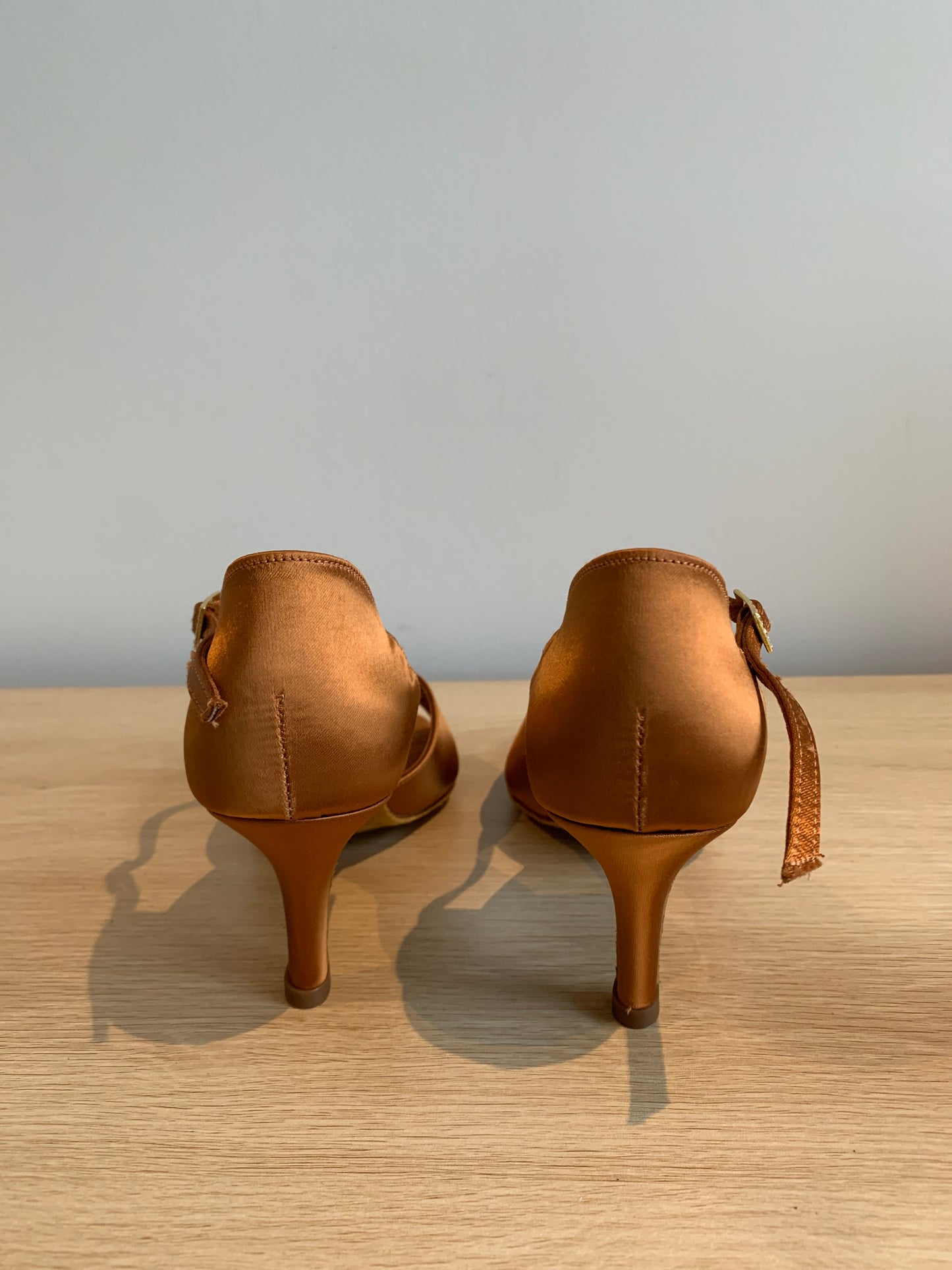 LTB - Tan Satin - Size 6 - Regular