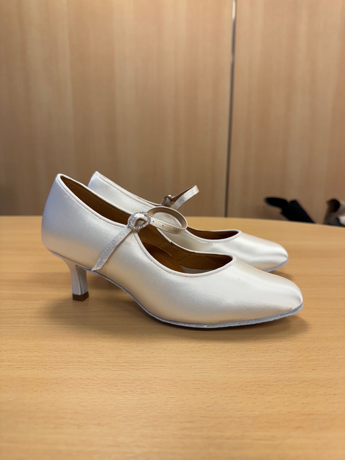 ICS Classic - White Satin - Size 5 - X Wide
