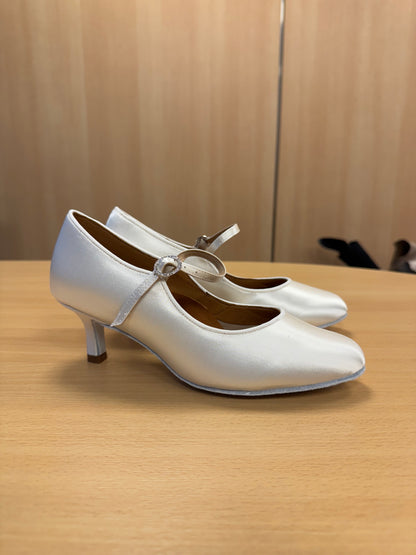 ICS Classic - White Satin - Size 5 - X Wide