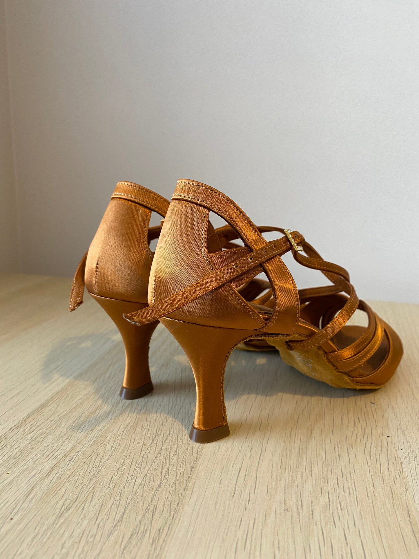 Katya - Tan Satin (Size 7N)