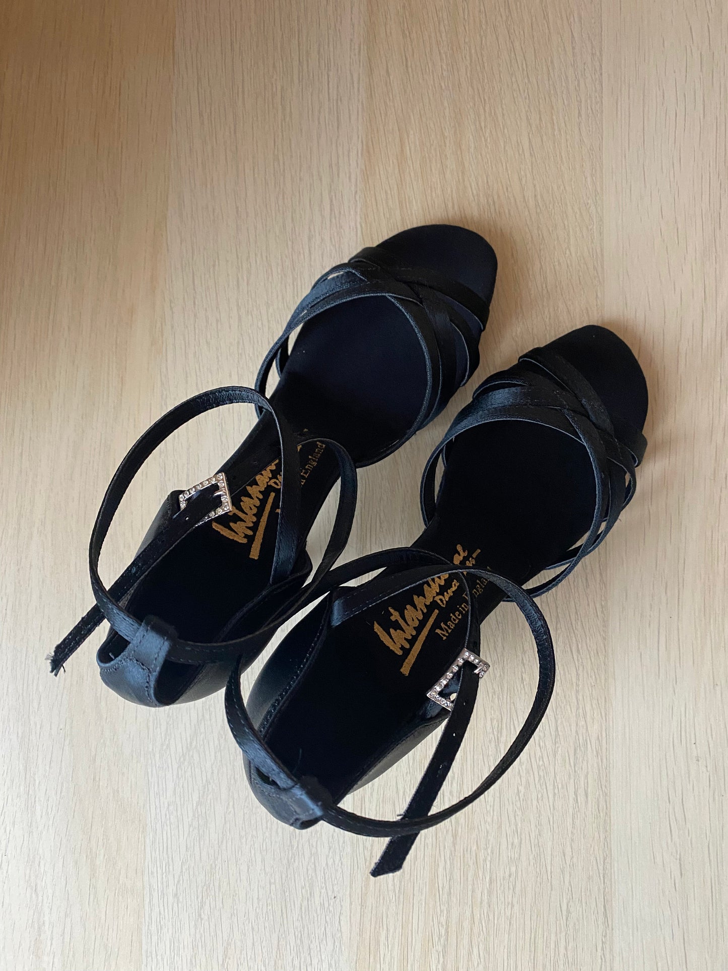Melissa - Black Satin (Size 3W)