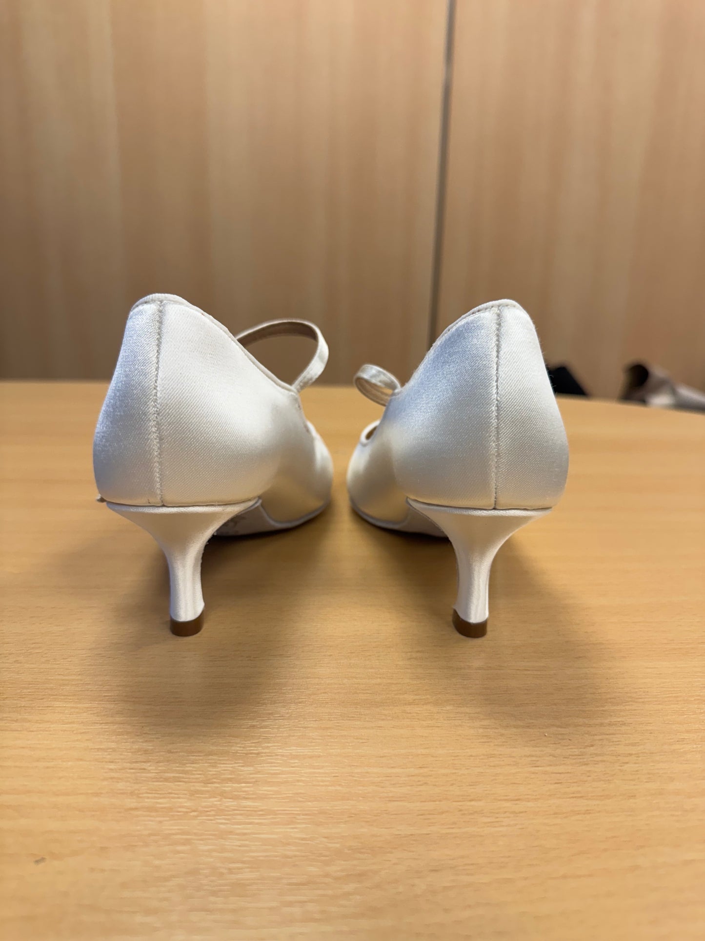 ICS Classic - White Satin - Size 5 - X Wide