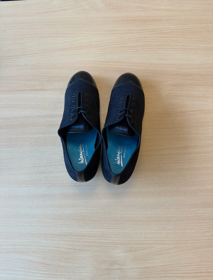 Rumba Duo - Black Nubuck/Black Patent - Size 9.5 - Regular