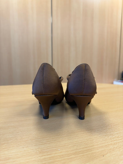 ICS Classic - Cocoa Satin (Size 4.5)