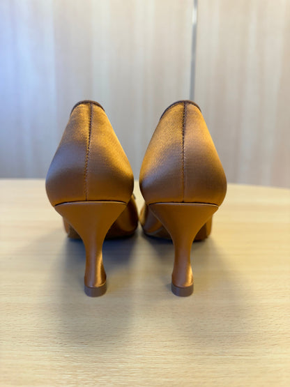 ICS Superstar - Tan Satin (Size 6)
