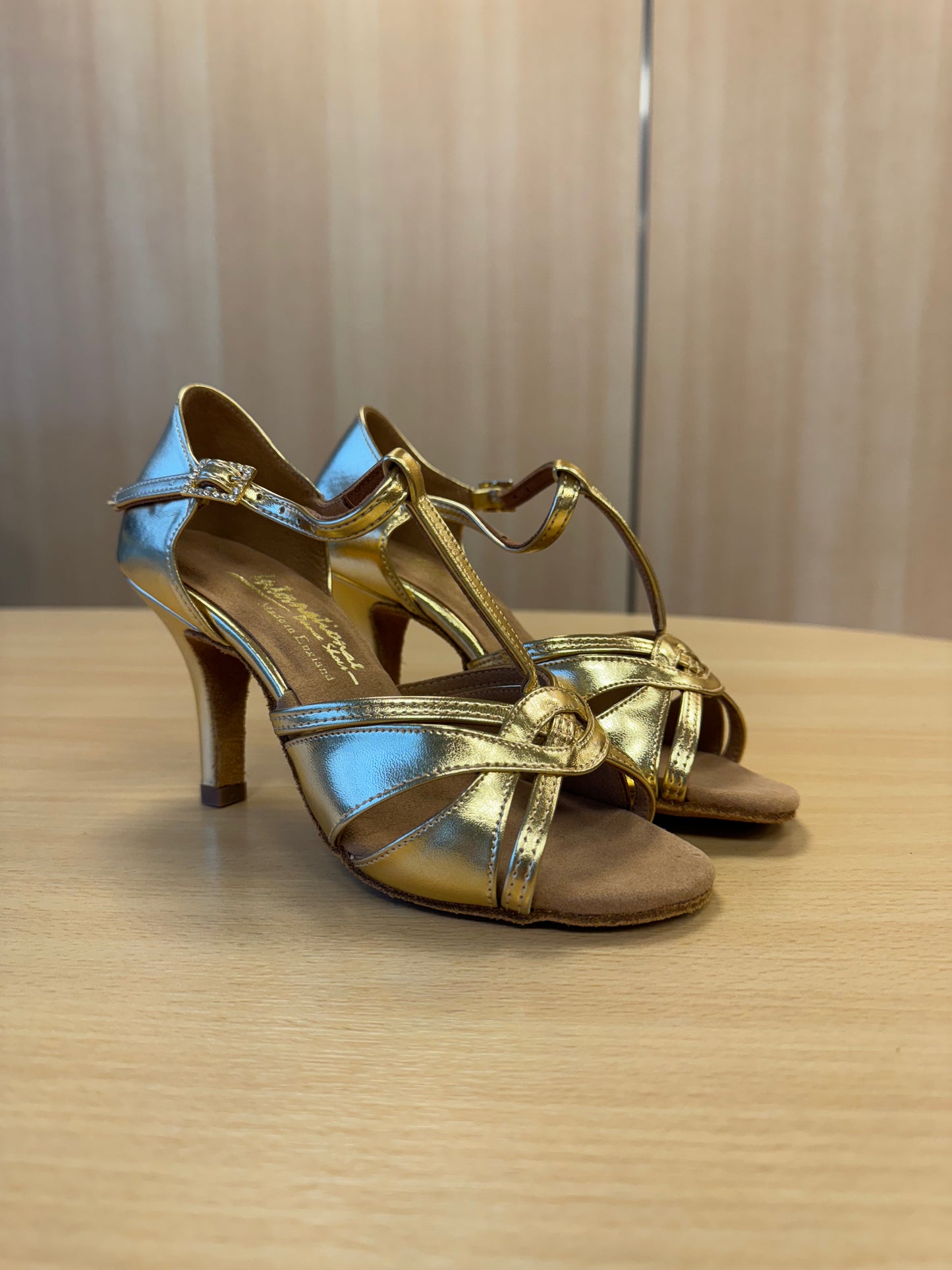 Mia T-Bar - Gold (Size 4)