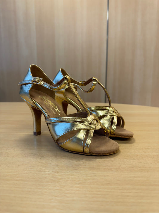 Mia T-Bar - Gold (Size 4)