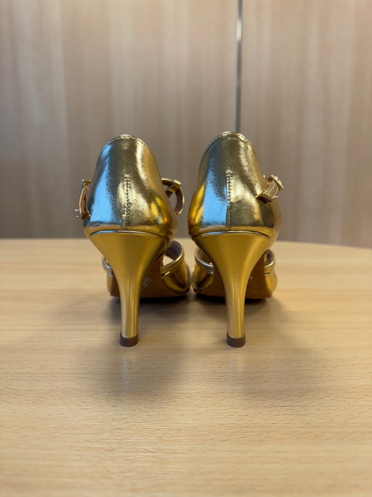 Mia T-Bar - Gold (Size 4)