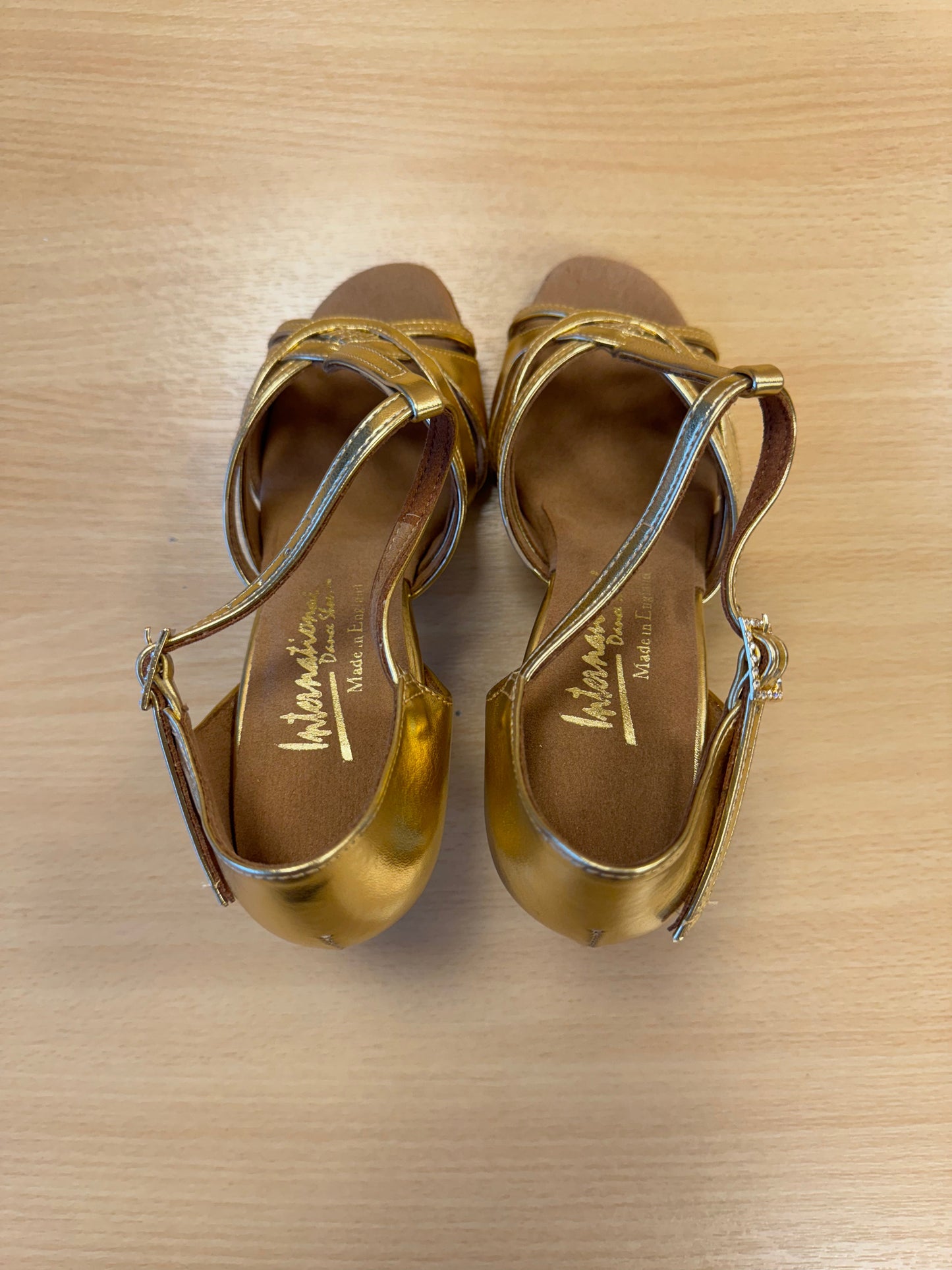 Mia T-Bar - Gold (Size 4)