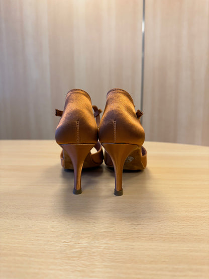 LTB - Tan Satin (Size 7)