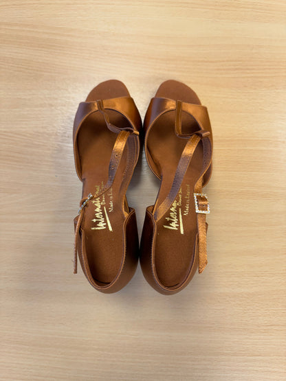 LTB - Tan Satin (Size 7)