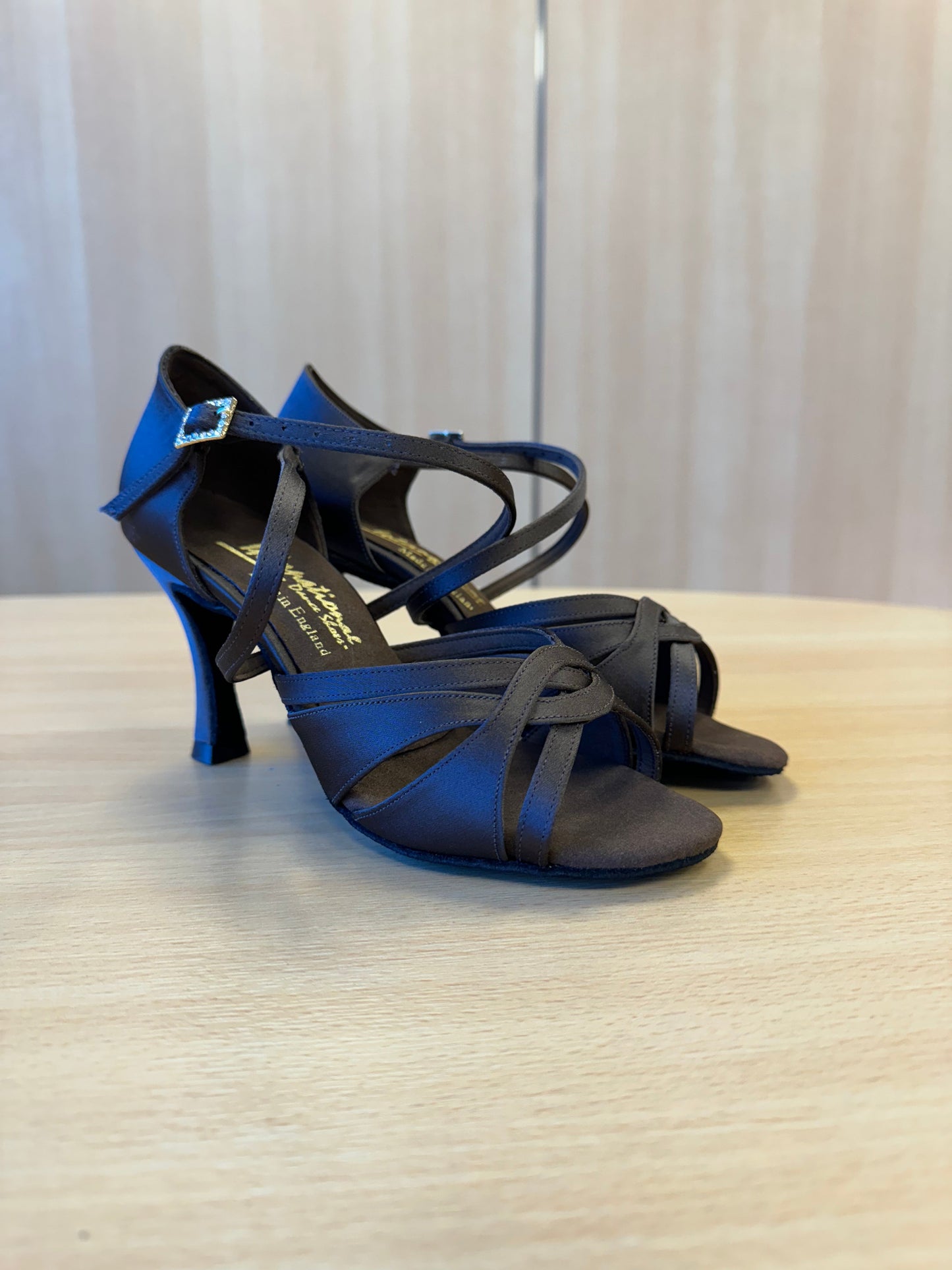 Mia - Espresso Satin (Size 4.5W)