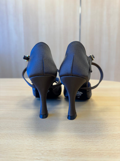 Mia - Espresso Satin (Size 4.5W)