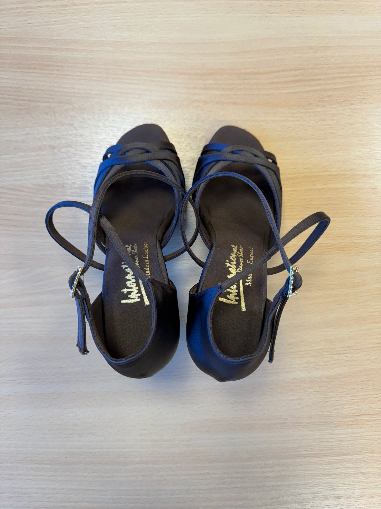 Mia - Espresso Satin (Size 4.5W)