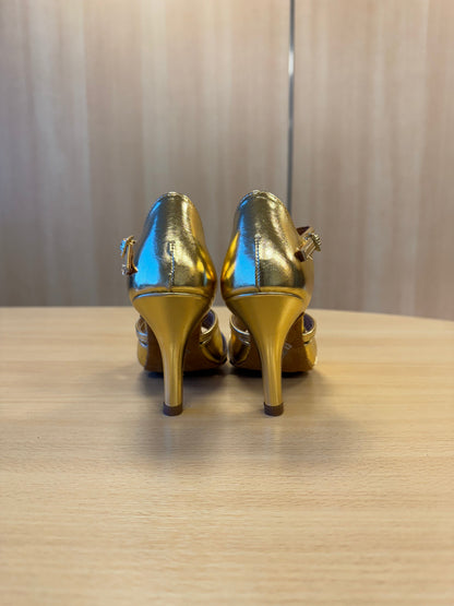 Mia T-Bar - Gold (Size 3)