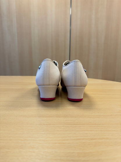 Heather Split-Sole Pink Soles - BeigeLycra (Size 6N)