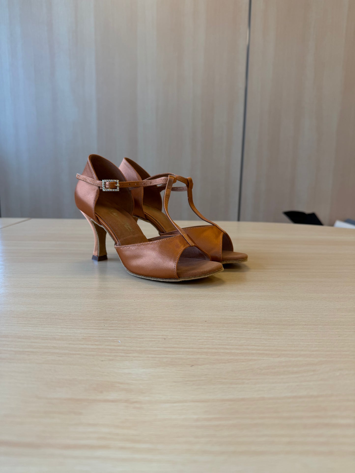 LTB - Tan Satin - Size 4.5 - Regular