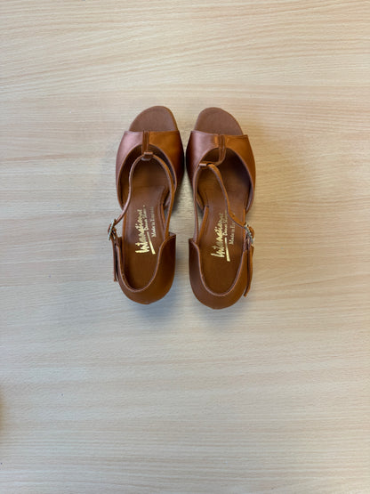 LTB - Tan Satin - Size 4 - Narrow