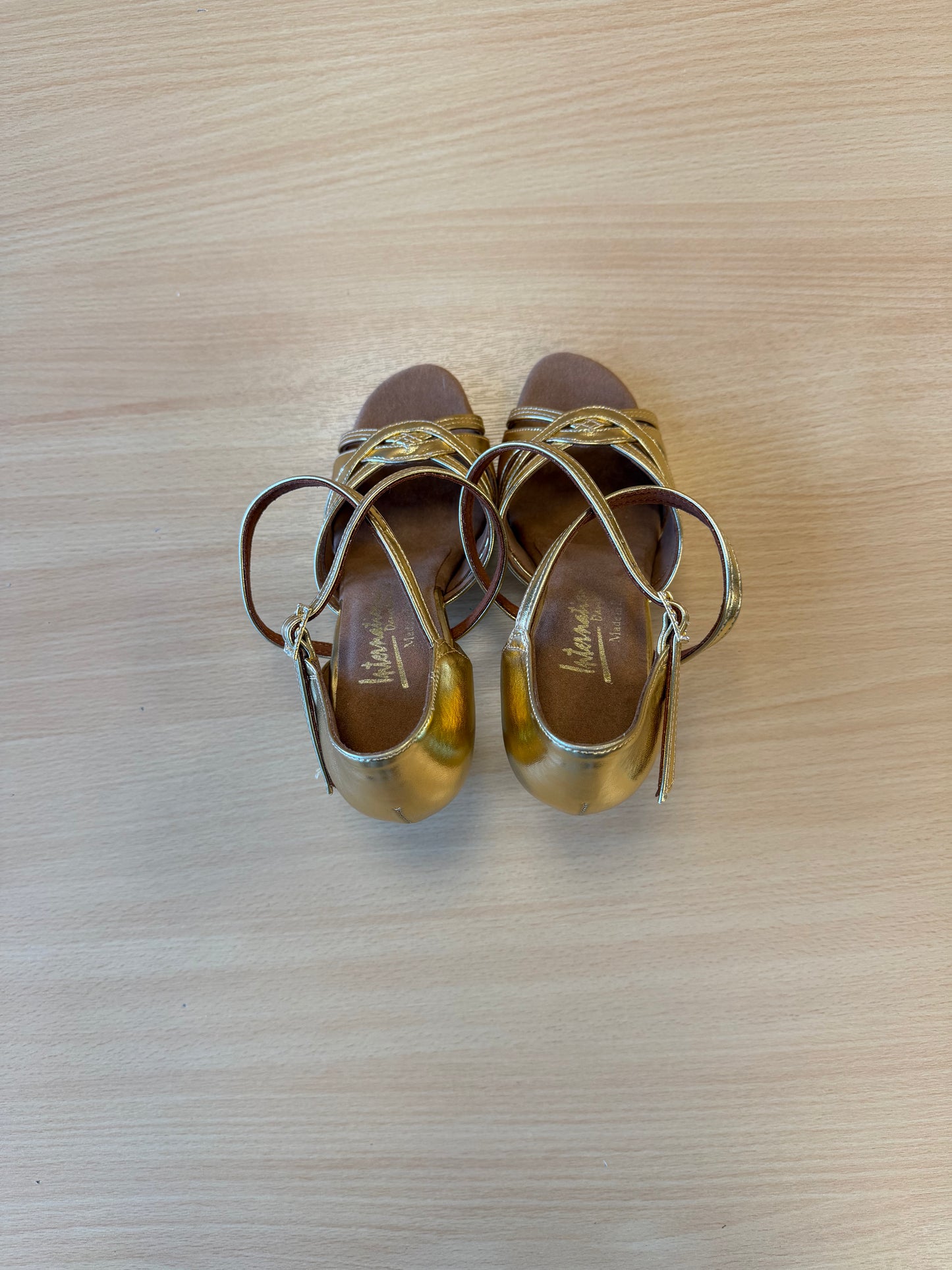 Mia - Gold NotCalf - Size 4 - Narrow