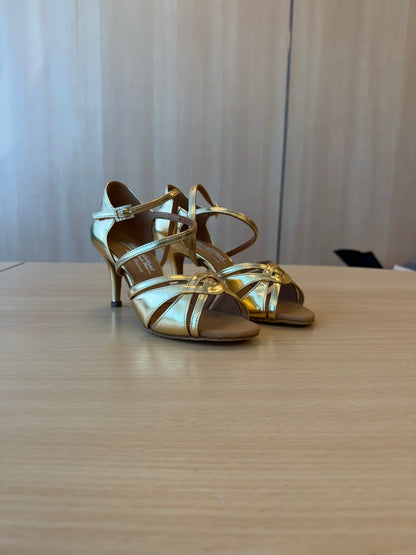 Mia - Gold NotCalf - Size 5 - Wide