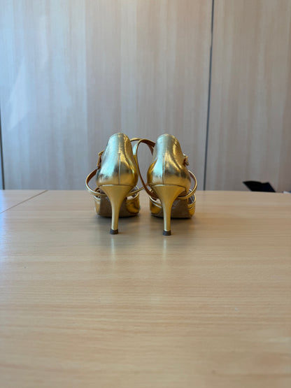 Mia - Gold NotCalf - Size 5 - Wide