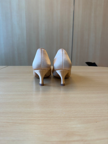 ICS Vista - Peach Satin - Size 5 - X Wide