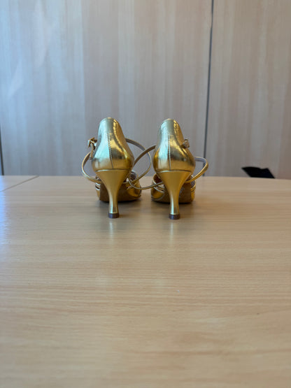 Mia - Gold NotCalf - Size 5.5 - X Narrow