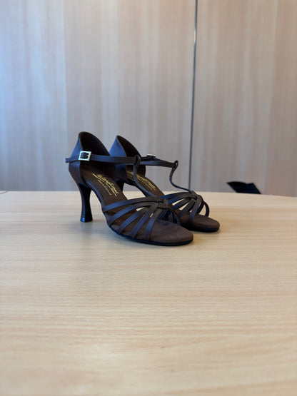 Bela - Espresso Satin - Size 6 - Regular