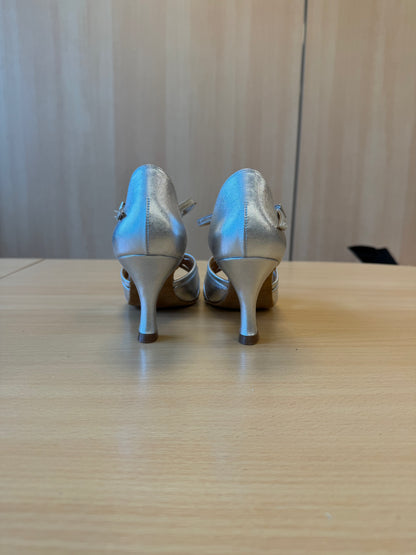 Mia T-Bar - Silver NotCalf - Size 5.5 - Regular