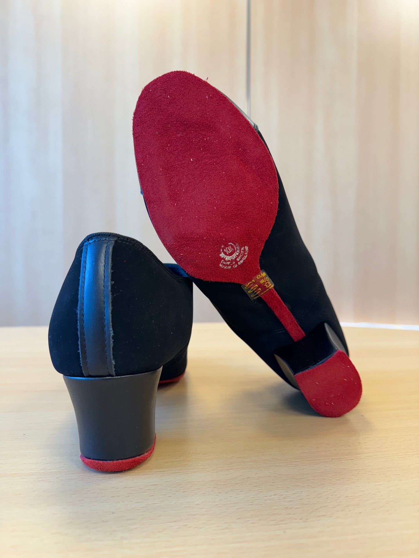 Rumba Duo Red Soles - Nubuck/Calf (Size 10.5)
