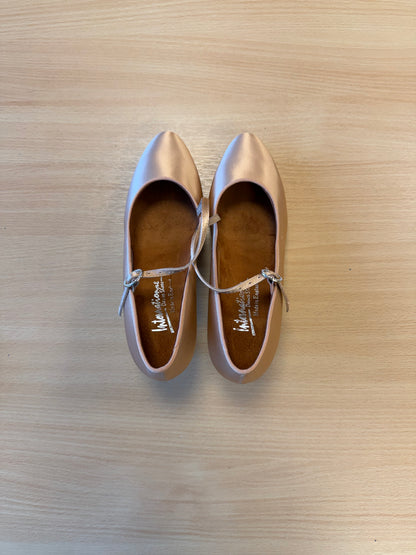 ICS RoundToe SingleStrap - Peach Satin - Size 6 - Regular