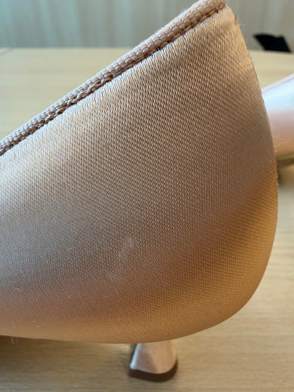 ICS RoundToe - Peach Satin - Size 5.5 - Wide