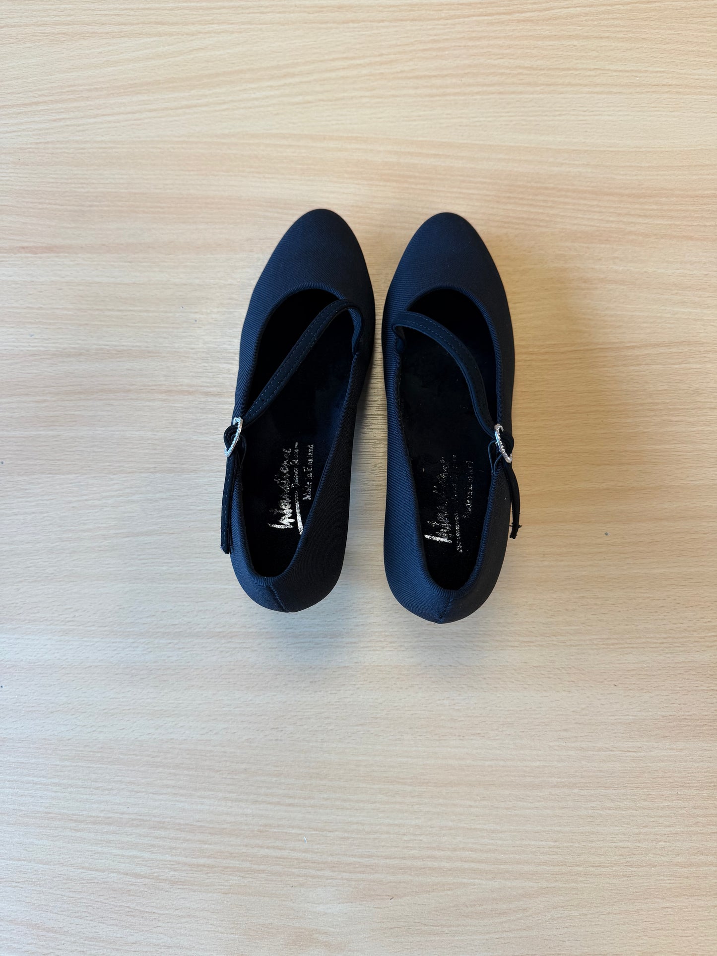 ICS RoundToe SingleStrap - Black Lycra - Size 5.5 - Regular