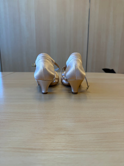 American Flex - Peach Satin - Size 5 - X Wide